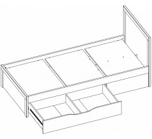 Односпальная кровать Бьёрк 90