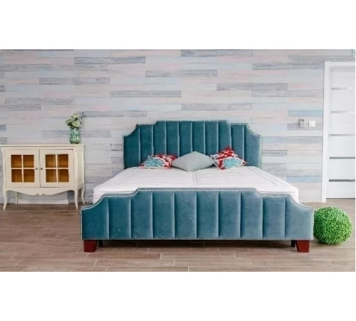 Двуспальная кровать Форсайт MUR-IK-FORS с мягкой спинкой