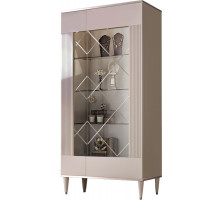 Шкаф витрина Rimini Solo РМВ2-2С (s) правый (слоновая кость)